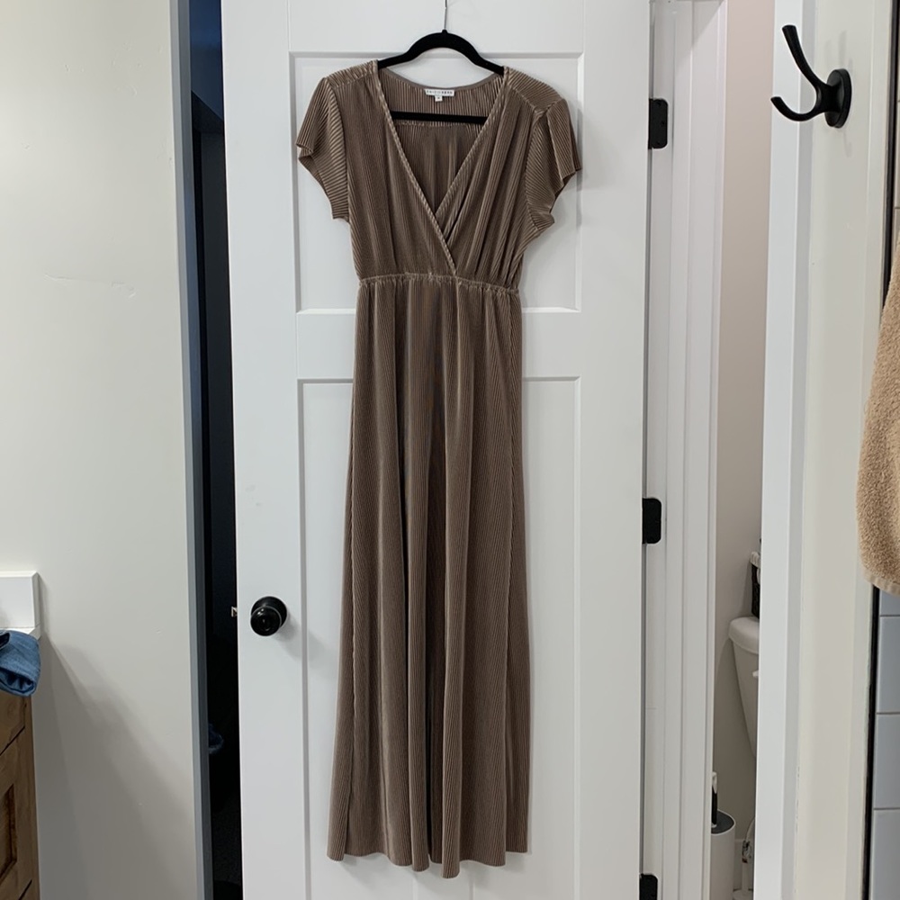 Baltic Born Bridesmaid Dress: Athena Maxi Rose / Champagne